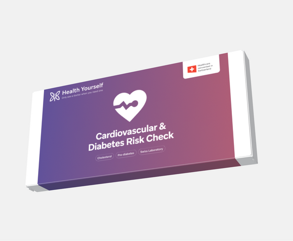 Cardiovascular & Diabetes Risk Check I Check for cardiovascular risk factors like elevated cholesterol& diabetes I Swiss laboratory