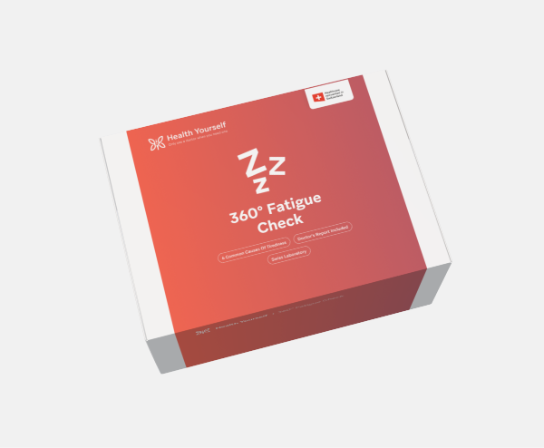 360° Fatigue Check I Checks for 6 common causes of tiredness I Lab test from home