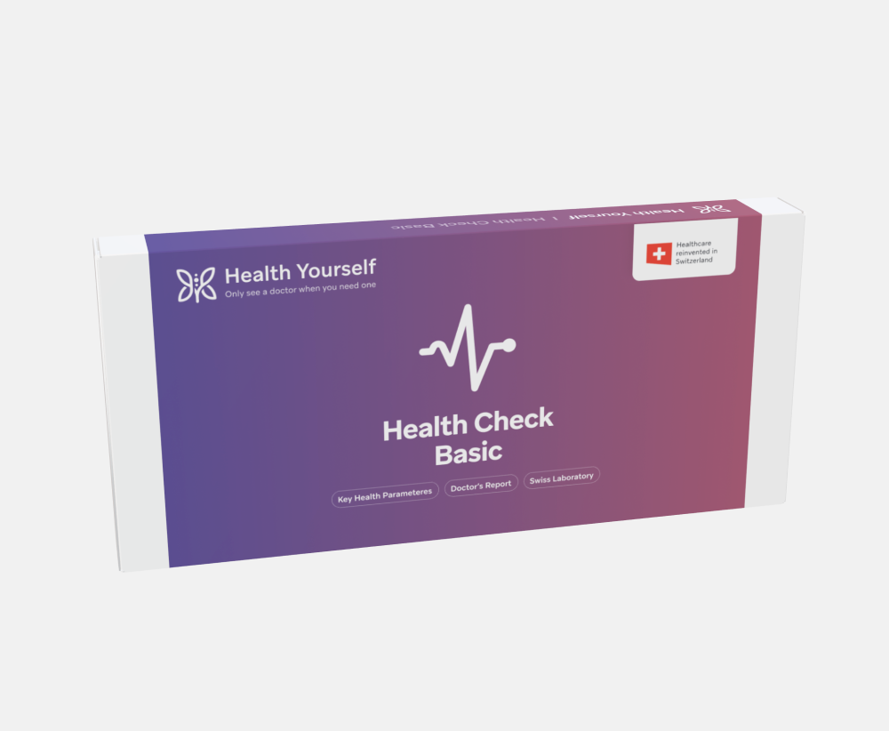 Health Check Basic I Annual health check for omnivores I Incl. lab result analysis by a Swiss doctor